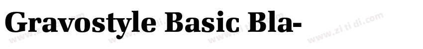 Gravostyle Basic Bla字体转换